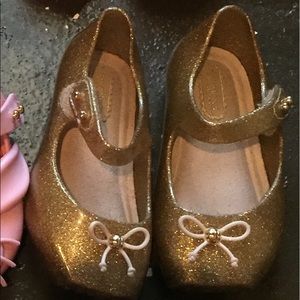 Mini Melissa Gold Glitter